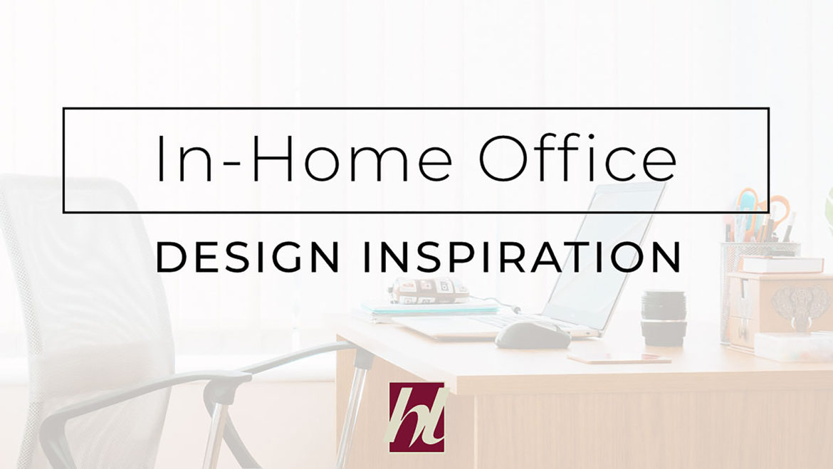 A House Lift Inc. blog banner features an image of a home office with the text In-Home Office - Design Inspiration by House Lift
